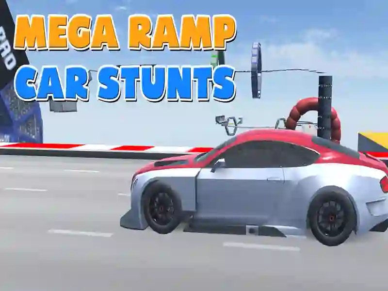 Žaidimas „Mega Ramp“ automobilių triukai internete