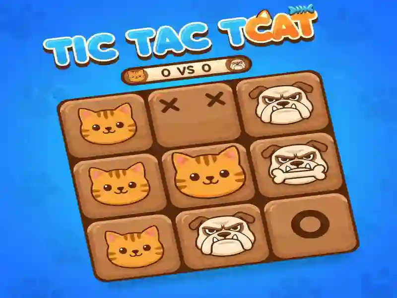 Žaidimas Tic Tac Toe Cat internete