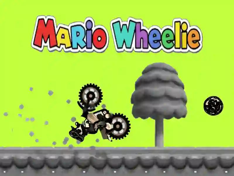 Žaidimas Mario Wheelie internete