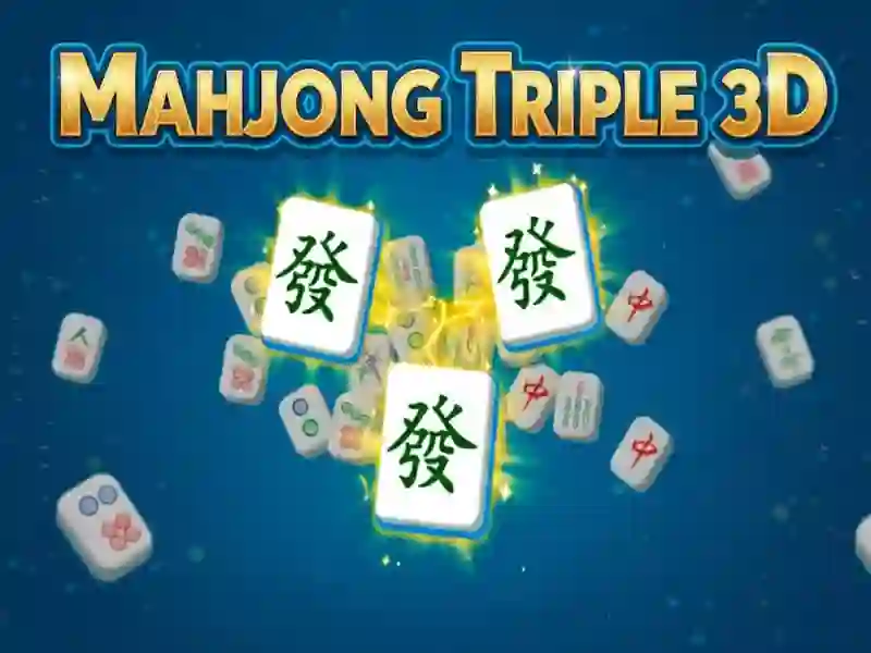 Žaidimas Mahjong trigubos 3D plytelės internete