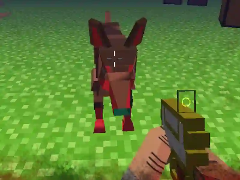 Žaidimas „Pixel Zombie Survival 2025“ internete