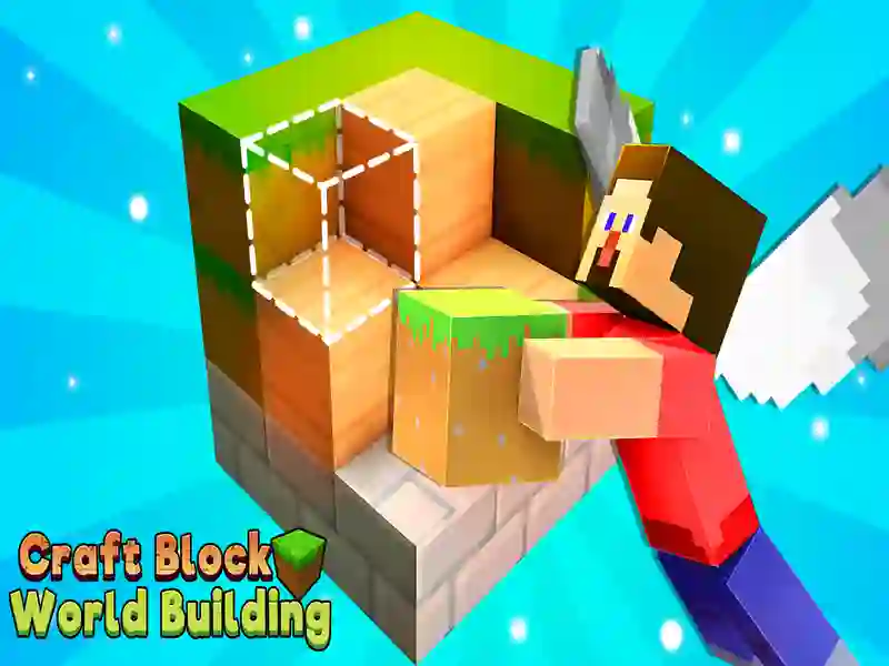 Žaidimas Craft Block Pasaulio pastatas internete