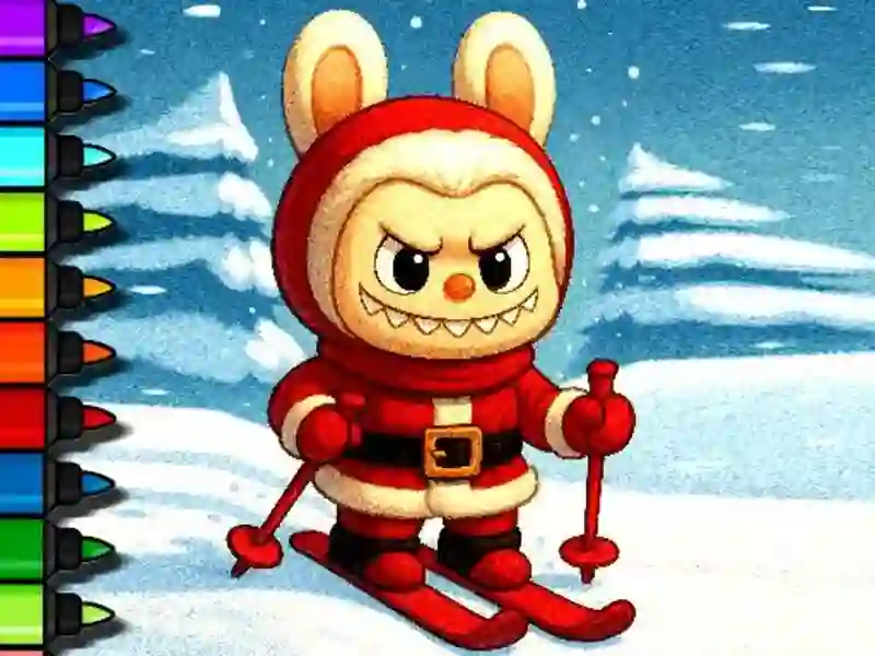 Žaidimas Lengvas dažymas Labubu laikas internete