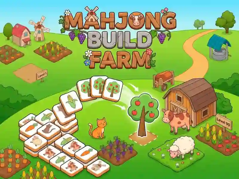 Žaidimas Mahjong Build Farm internete