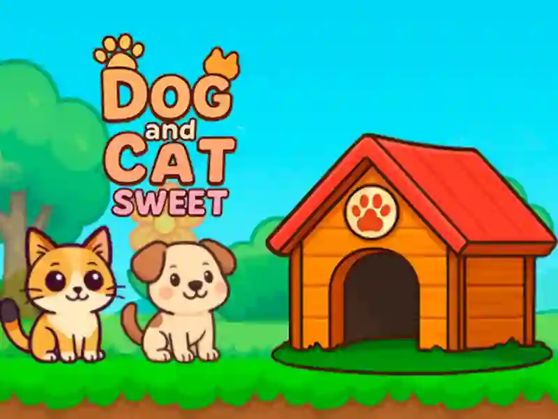 Žaidimas Šuo ir katė Sweet internete Žaidimas Šuo ir katė Sweet internete