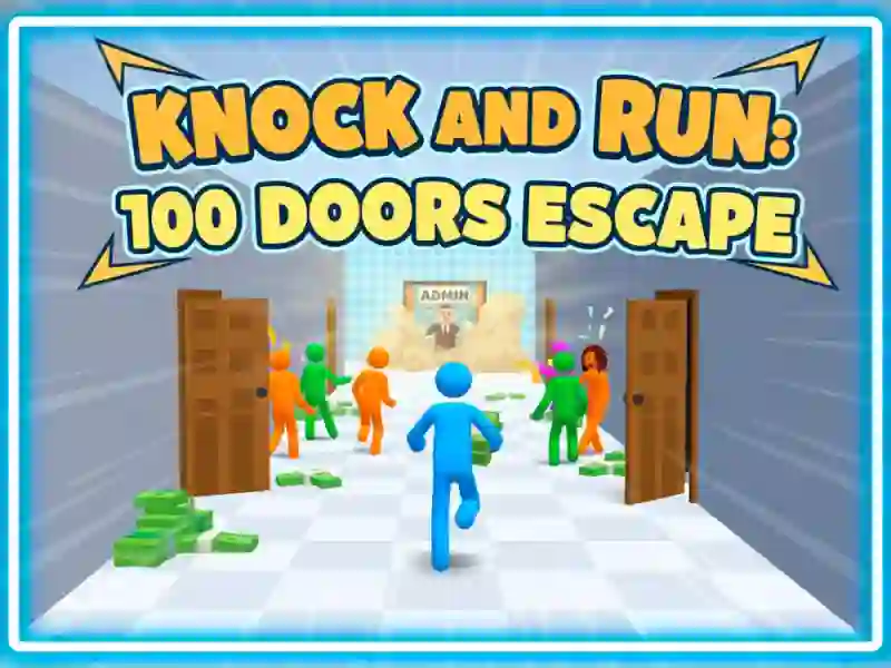 Žaidimas Knock and Run. 100 durų pabėgimas internete