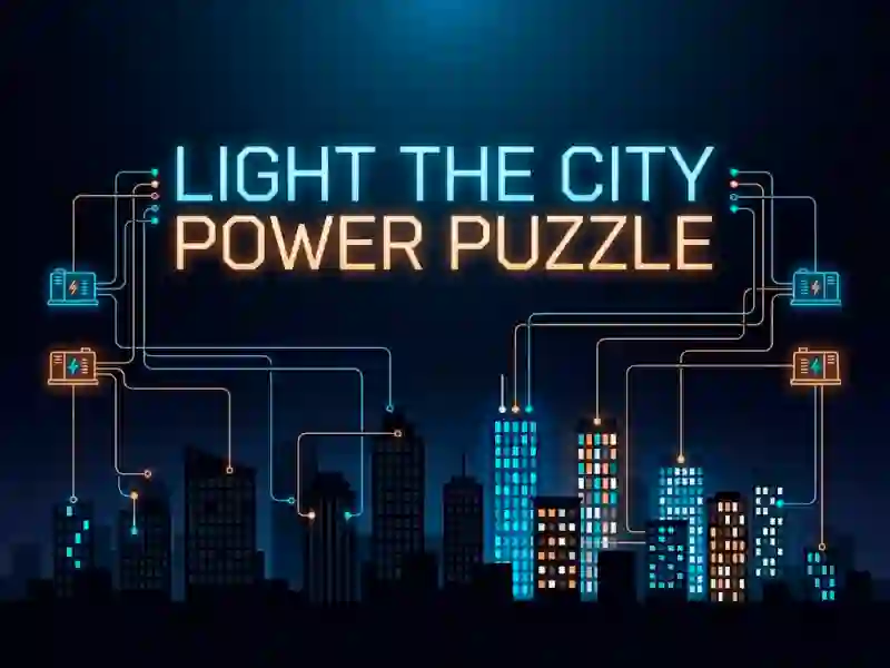 Žaidimas Light the City Power Puzzle internete