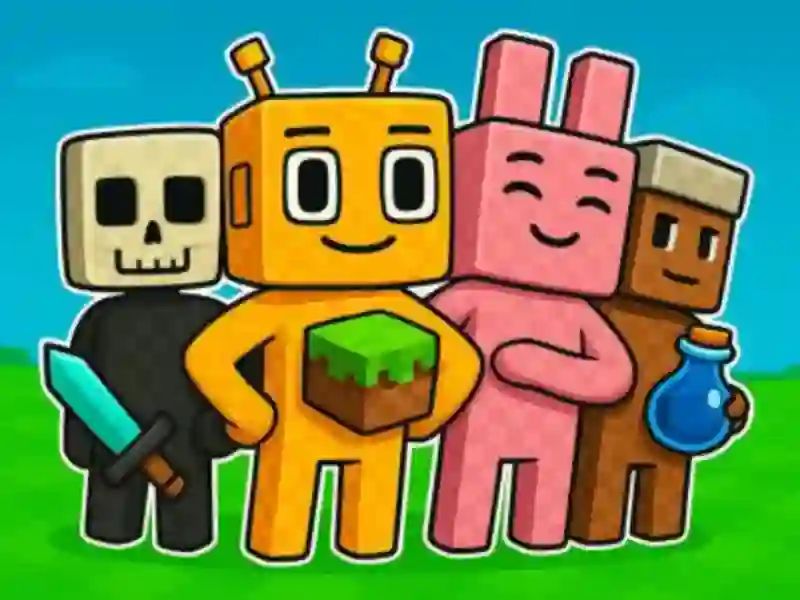 Žaidimas „Sprunki Craft“- „Sandbox 3D“ internete