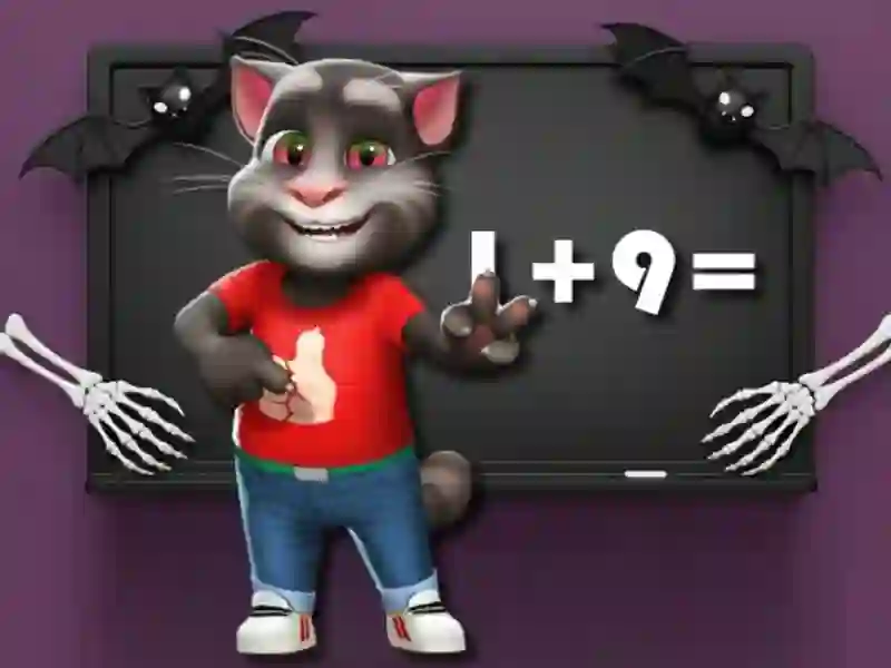 Žaidimas Helovino Tomo matematikos iššūkis internete Žaidimas Helovino Tomo matematikos iššūkis internete