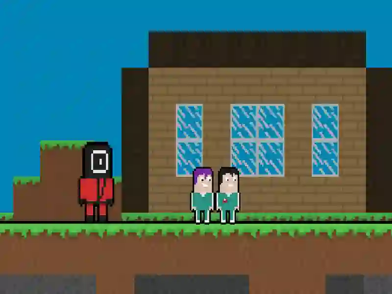 Žaidimas Kalmarų pabėgimas, bet „Blockworld“ internete