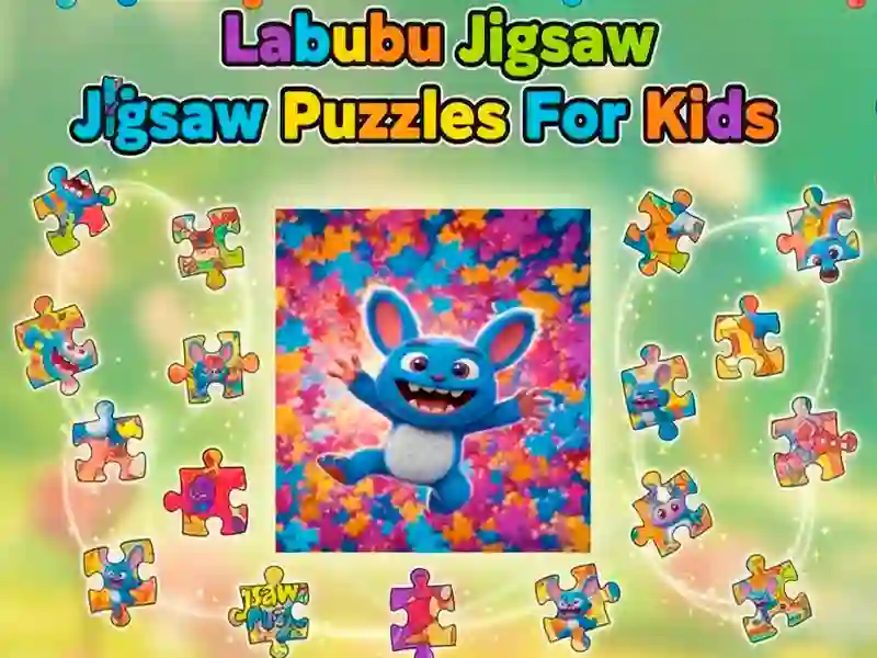 Žaidimas „Labubu“ dėlionės vaikams internete