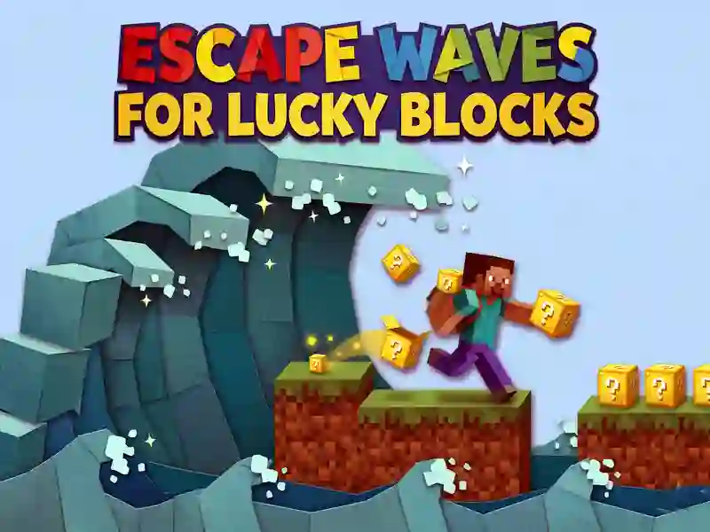 Žaidimas Escape Waves for Lucky Blocks internete