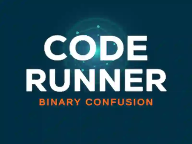 Žaidimas Code Runner dvejetainis painiava internete