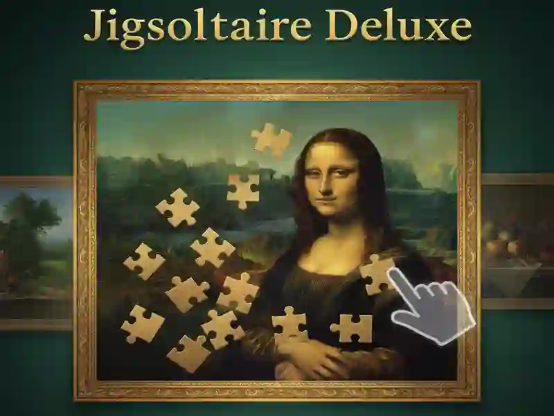 Žaidimas „Jigsolitaire Deluxe“. internete