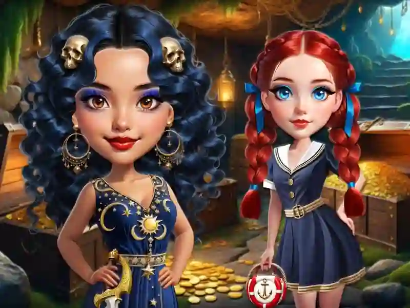 Žaidimas „Sailor Chic vs Pirate Charm“ internete