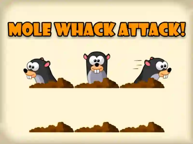 Žaidimas Mole Whack Attack internete