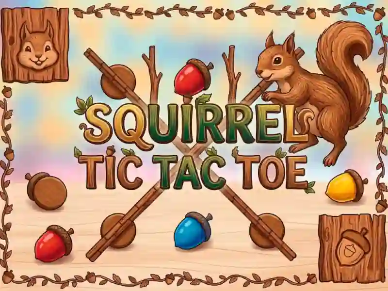 Žaidimas Squirrel Tic Tac Toe internete