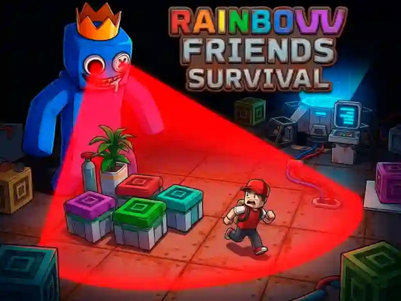 Žaidimas Rainbow Friends Survival internete