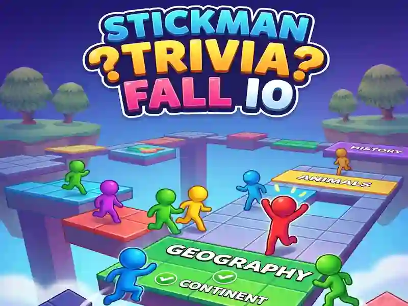 Žaidimas Stickman Trivia Fall IO internete