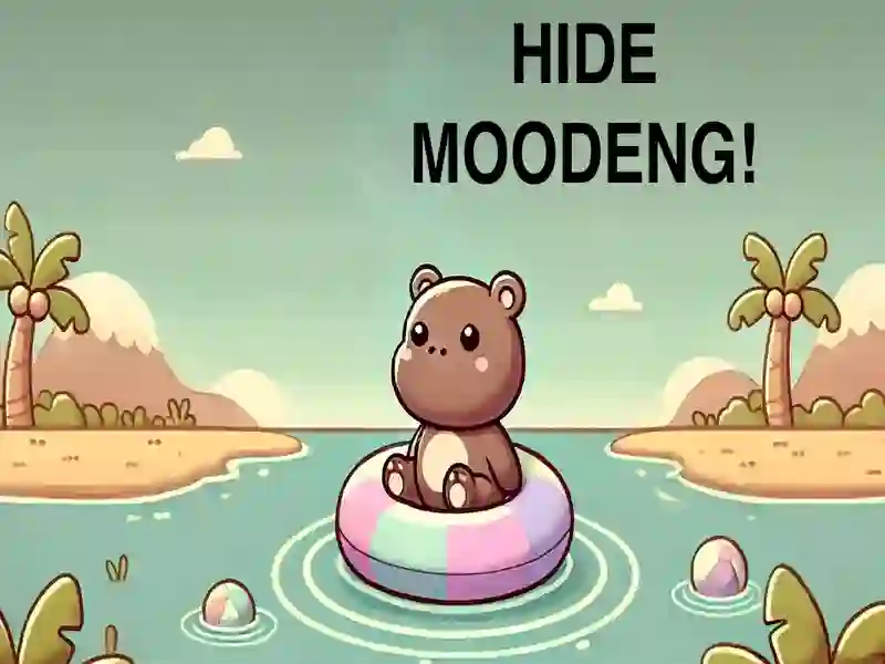 Žaidimas Slėpti „Moodeng Hippo“! internete