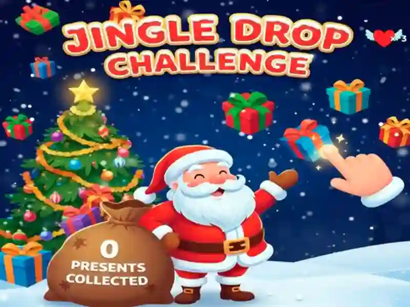 Žaidimas „Jingle Drop Challenge“. internete