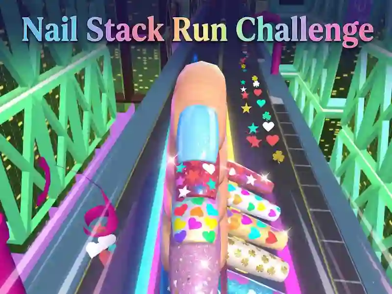 Žaidimas Nail Stack Run Challenge internete