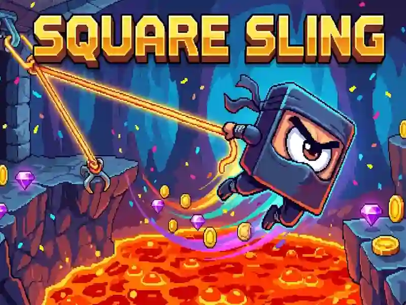 Žaidimas Square Sling internete