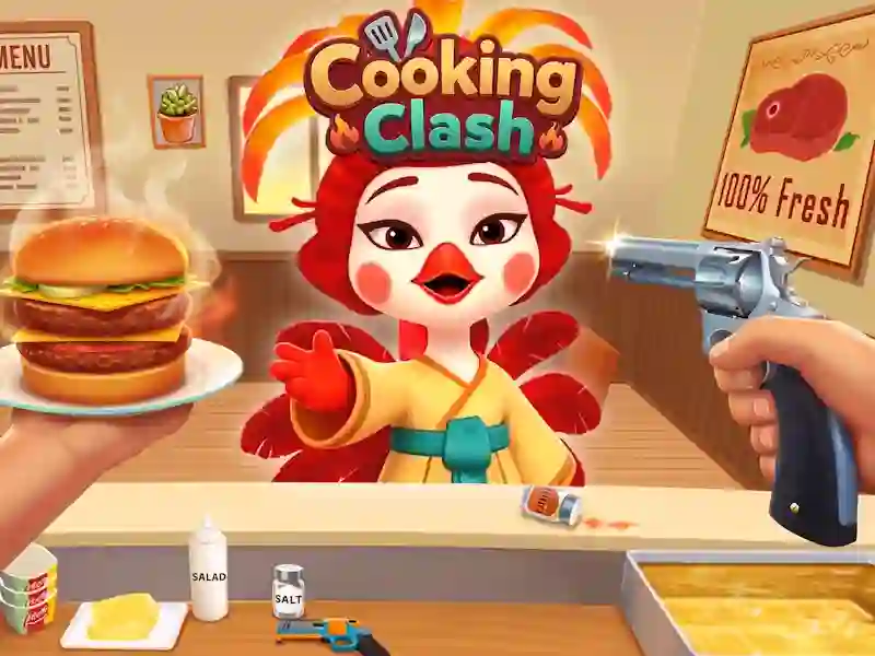 Žaidimas Cooking Clash internete