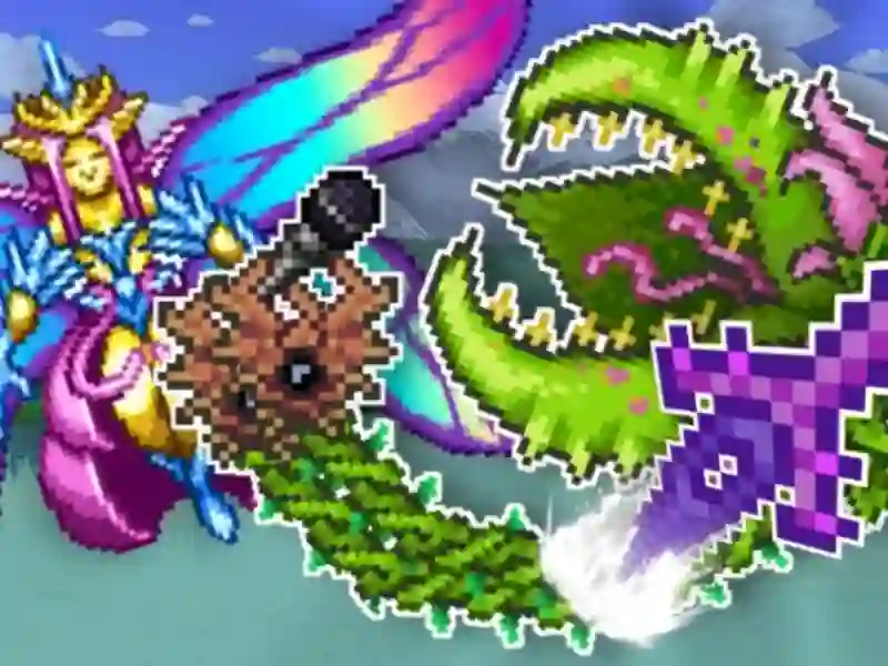 Žaidimas Terraria žaidimų aikštelė internete