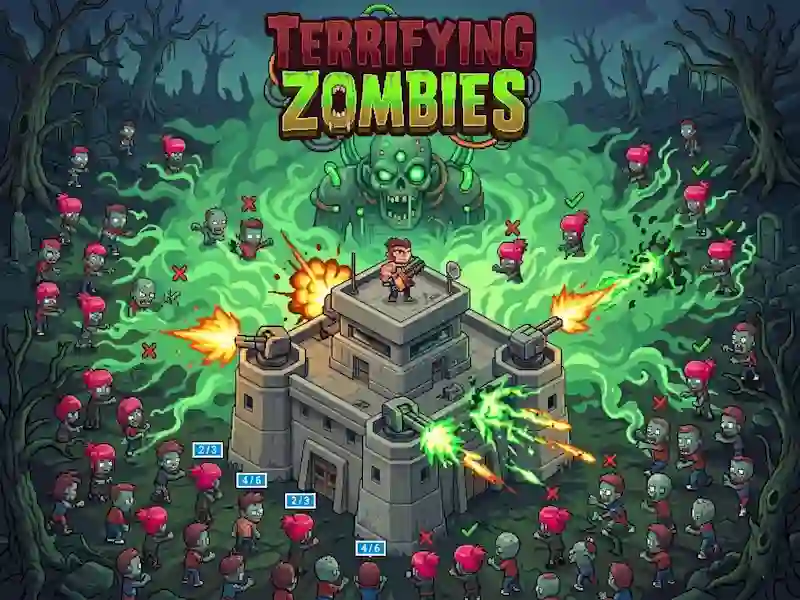 Žaidimas Terrifying Zombies internete