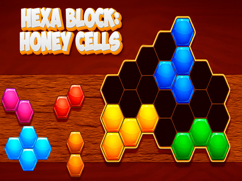 Žaidimas „Hexa Block“: medaus ląstelės internete