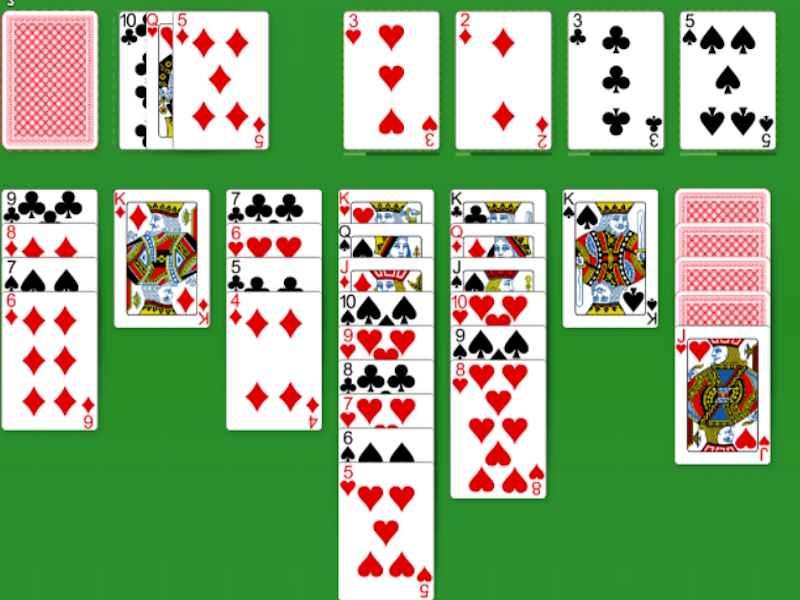 Žaidimas Kortelių ieškojimas: Solitaire internete