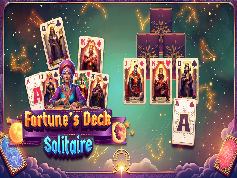 Žaidimas „Fortune's Deck Solitaire“ internete