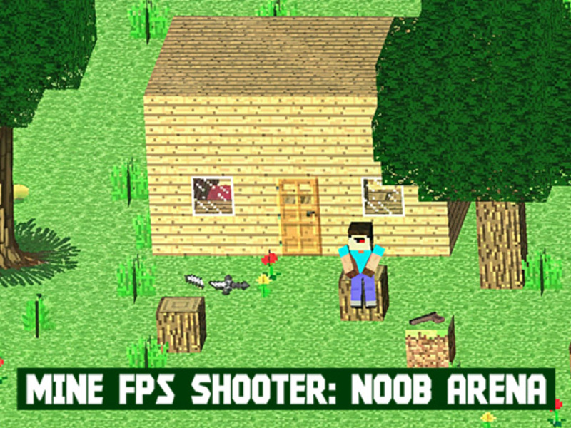 Žaidimas Mano FPS šaulys: „Noob“ arena internete