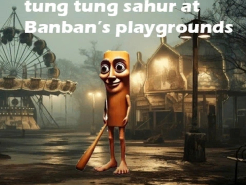 Žaidimas Tung Tung Sahur Banbano žaidimų aikštelėse internete