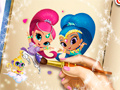 Žaidimas Shimmer ir Shine Spalvinimo Knyga internete