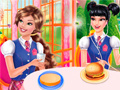 Žaidimas Princesės: Burgers Gaminti internete