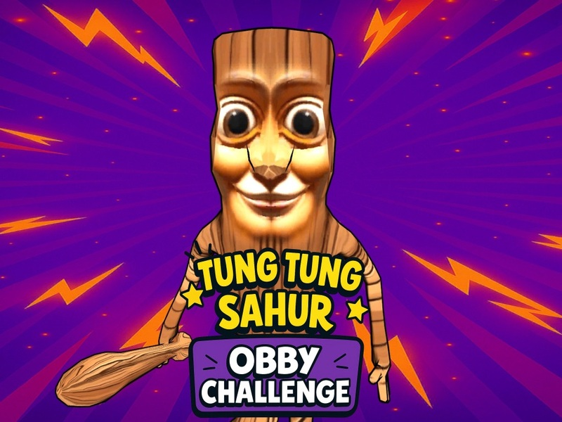 Žaidimas Tung Tung Sahur: „Obby Challenge“ internete