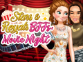 Žaidimas Žvaigždės ir Karalienės BFF: Kino Vakaras internete