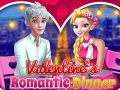 Žaidimas Romantiška vakarienė per Valentino dieną internete