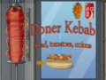 Žaidimas Doner kebabo salotos, pomidorai, svogūnai internete