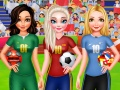 Žaidimas Geriausia princesės draugė Balsuok už futbolą 2018 internete