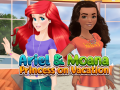 Žaidimas Ariel ir Moana: Princesės atostogose internete