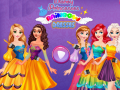 Žaidimas Disney princesės: Vaivorykštinės suknelės internete