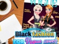 Žaidimas Juoda mada Vogue viršeliui internete