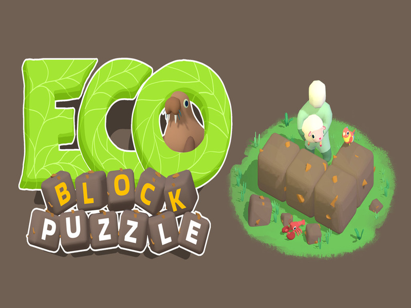 Žaidimas „Eco Block“ galvosūkis internete