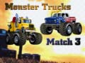 Žaidimas Monstriniai Sunkvežimiai Match 3 internete