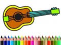 Žaidimas Atgal į mokyklą: Muzikos instrumentų spalvinimo knyga internete