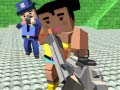 Žaidimas GunGame šaudymo karas: blokinis gangsteris internete