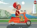 Žaidimas Miesto Scooter Važinėjimo Spalvinimas internete